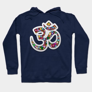 Namaste Yoga Floral Symbol Hoodie